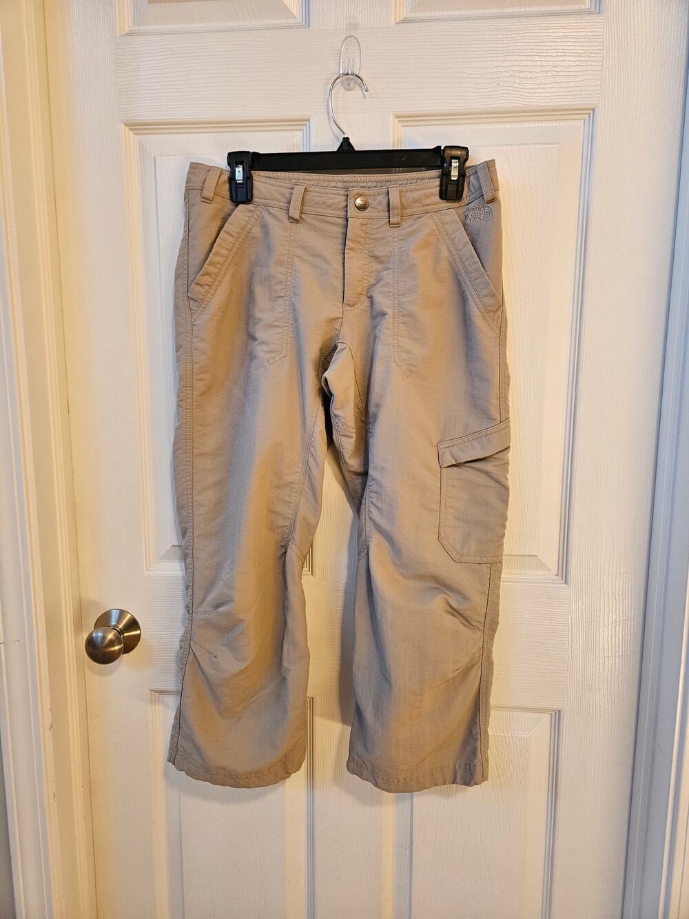 The North Face ARRA Pants Women’s 6 Tan Low Rise Y2K Cargo Hiking Ruched